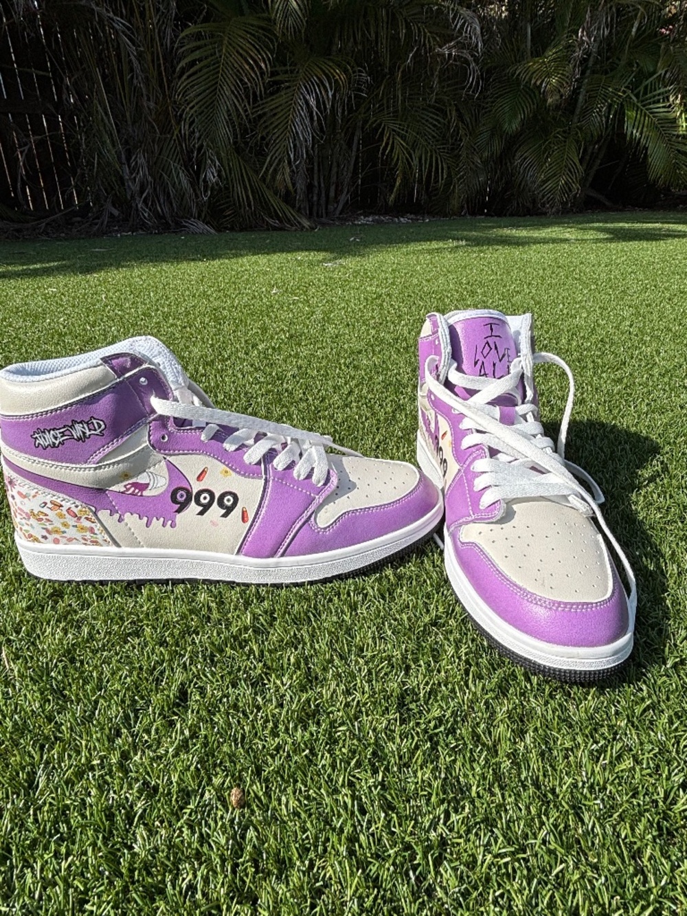 Juice WRLD never worn custom Nike shoes